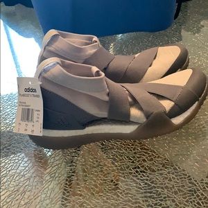 Adidas running shoes yellow & Grey - Women size 8